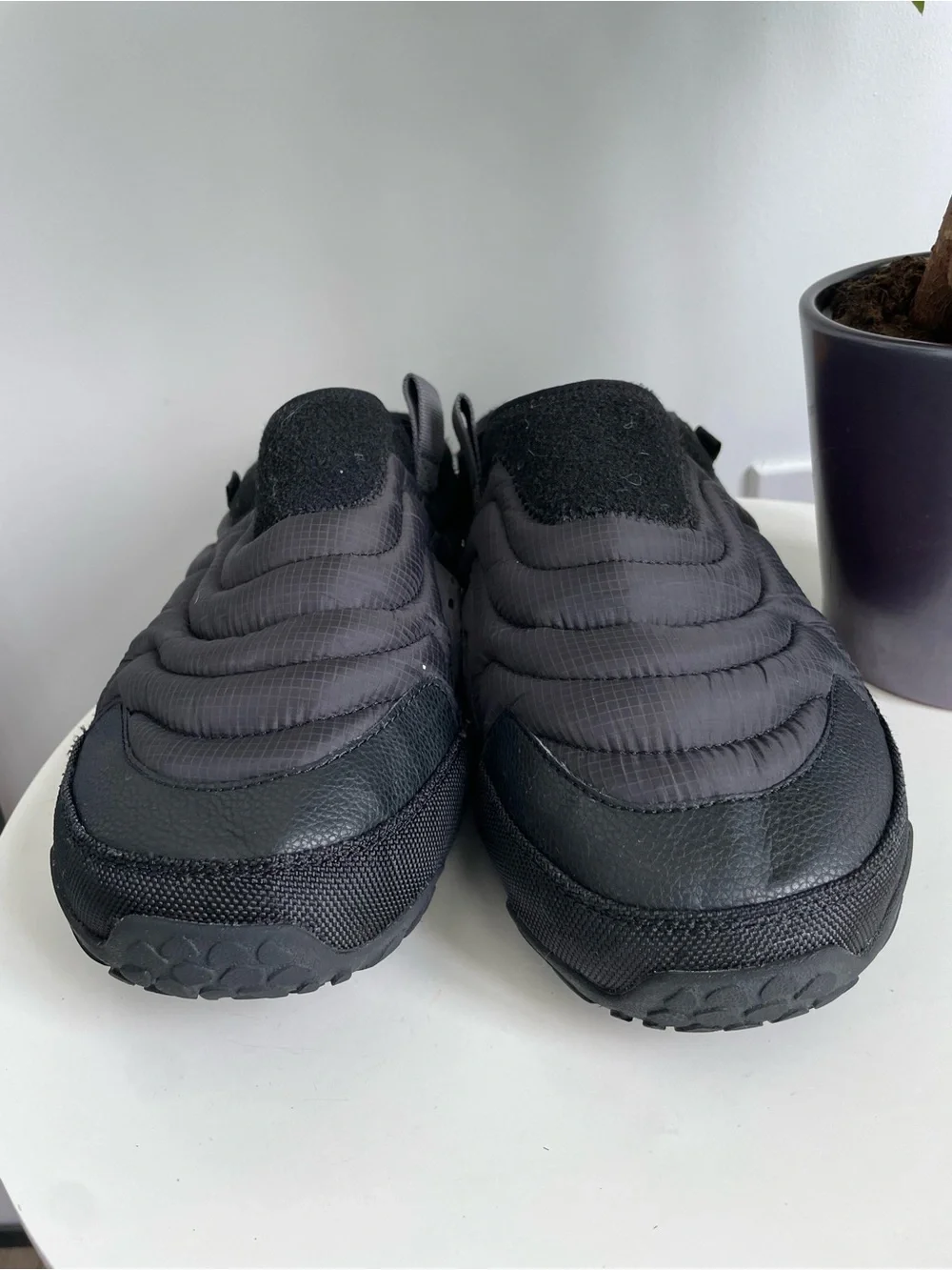 Men Size 12 Teva ReEmber Terrain Slip-On Clog Slippers Black Mule